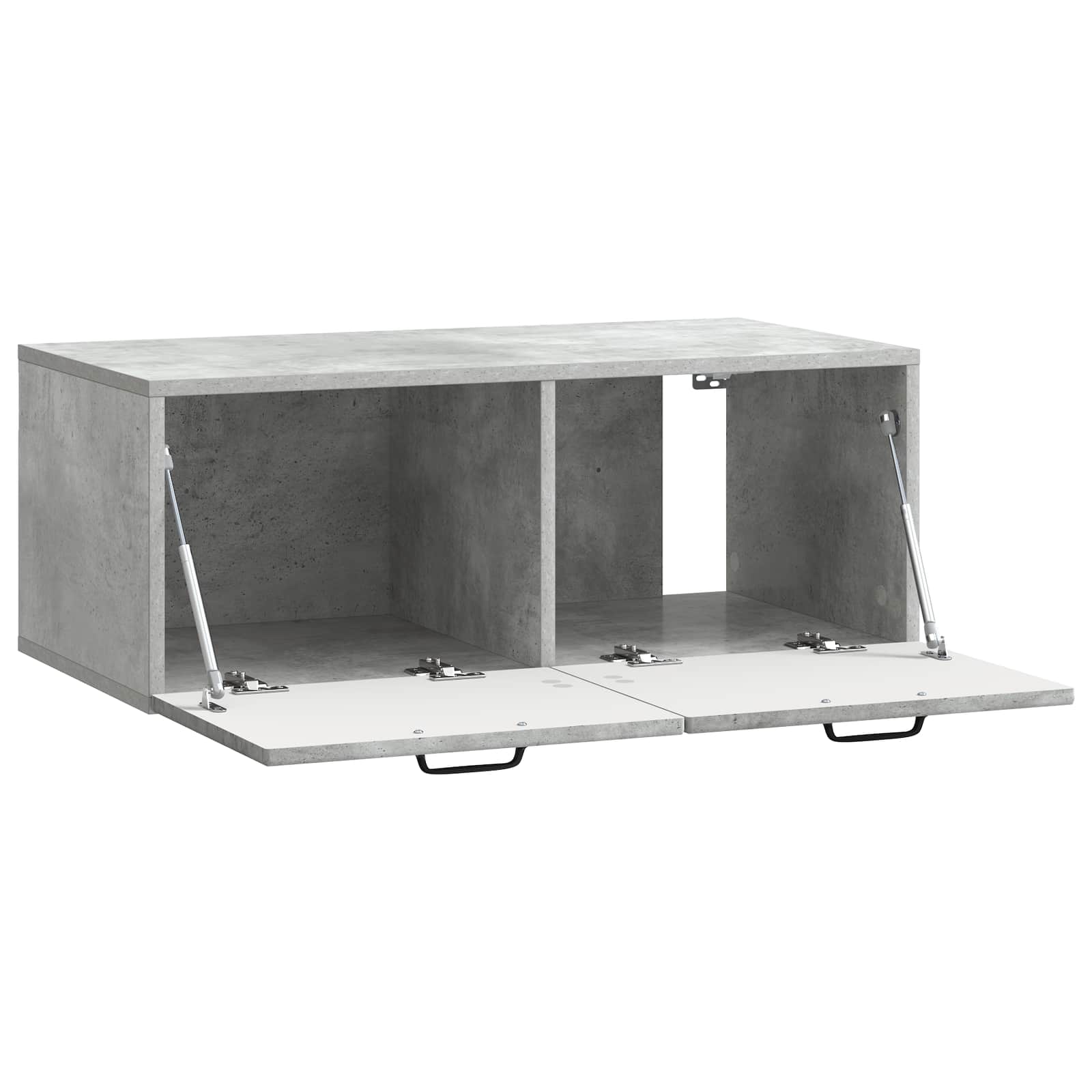 Mobile Porta TV da Muro Grigio Cemento 78,5 x 41 x 30 cm