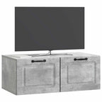 Mobile Porta TV da Muro Grigio Cemento 78,5 x 41 x 30 cm