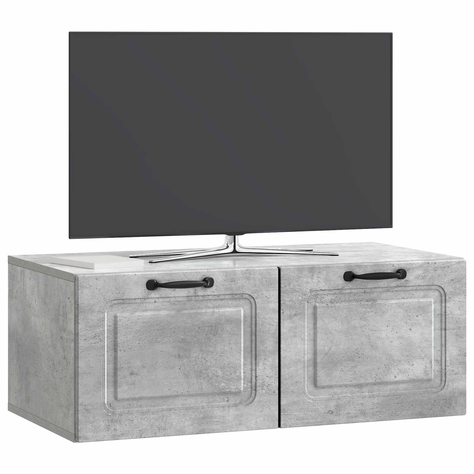 Mobile Porta TV da Muro Grigio Cemento 78,5 x 41 x 30 cm