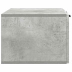 Mobile Porta TV da Muro Grigio Cemento 78,5 x 41 x 30 cm