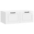 Mobile Porta TV da Muro Bianco Lucido 78,5 x 41 x 30 cm