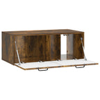 Mobile Porta TV da Muro Rovere Fumo 78,5 x 41 x 30 cm