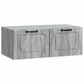 Mobile Porta TV da Muro Grigio Sonoma 78,5 x 41 x 30 cm