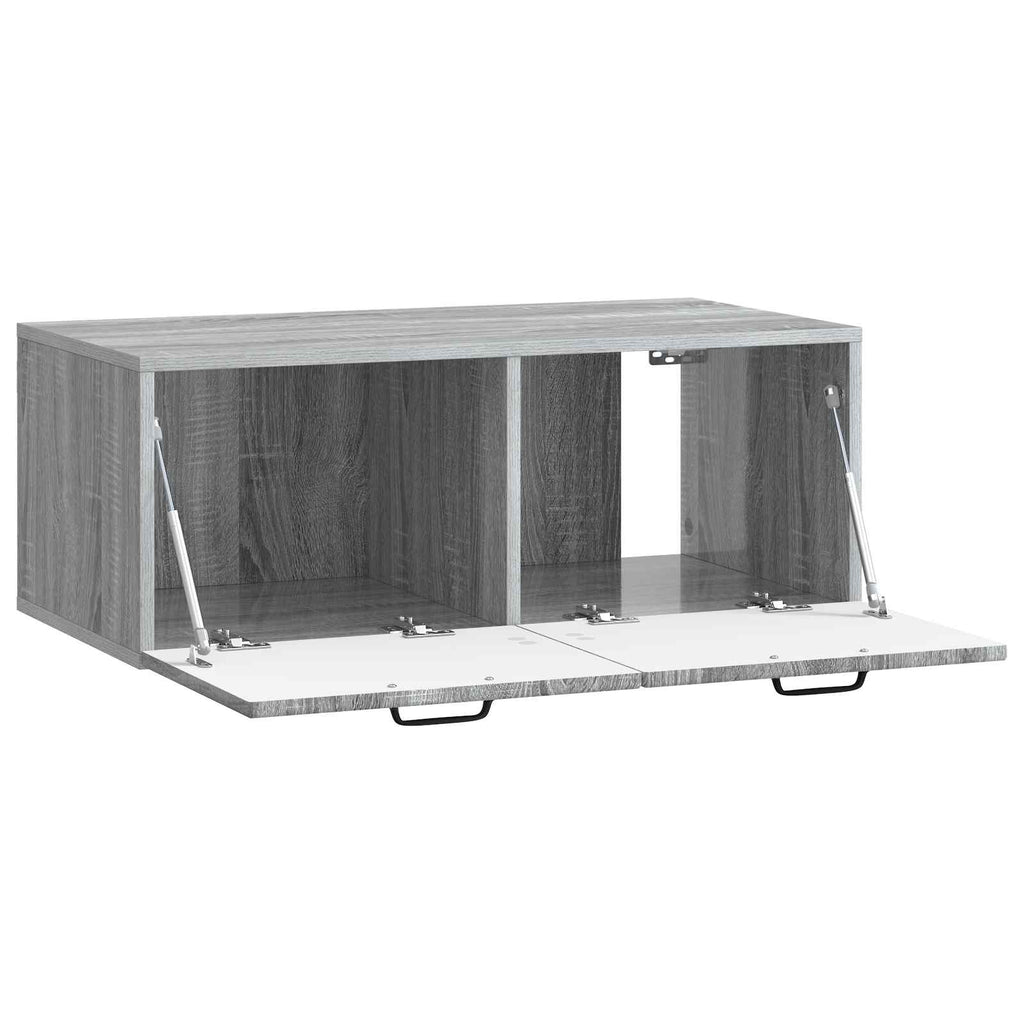 Mobile Porta TV da Muro Grigio Sonoma 78,5 x 41 x 30 cm