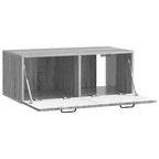 Mobile Porta TV da Muro Grigio Sonoma 78,5 x 41 x 30 cm