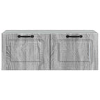 Mobile Porta TV da Muro Grigio Sonoma 78,5 x 41 x 30 cm