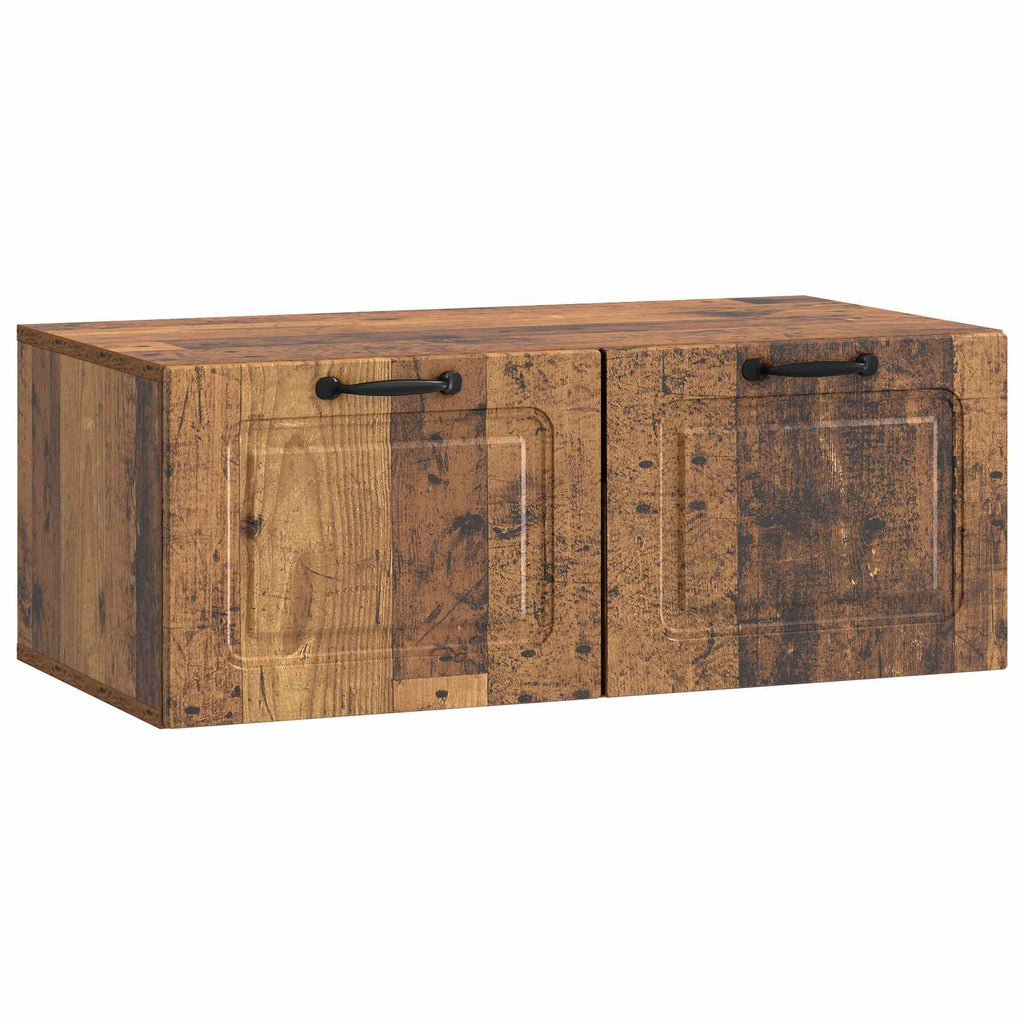 Mobile Porta TV da Muro Legno antico 78,5 x 41 x 30 cm
