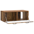 Mobile Porta TV da Muro Legno antico 78,5 x 41 x 30 cm