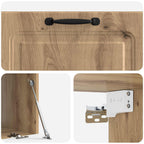Mobile Porta TV da Muro Rovere Artigianale 78,5 x 41 x 30 cm