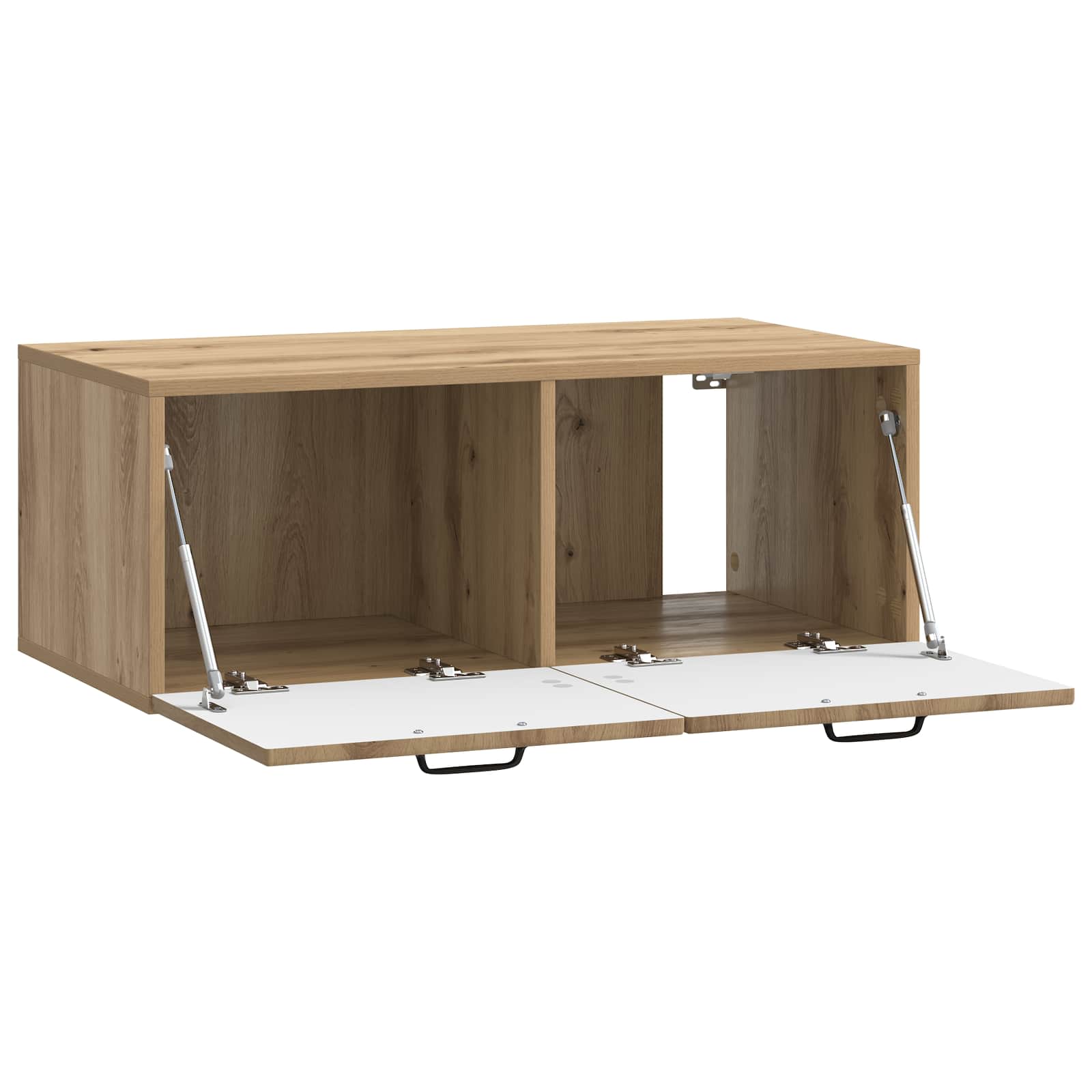 Mobile Porta TV da Muro Rovere Artigianale 78,5 x 41 x 30 cm