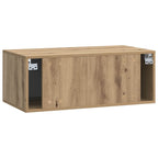 Mobile Porta TV da Muro Rovere Artigianale 78,5 x 41 x 30 cm