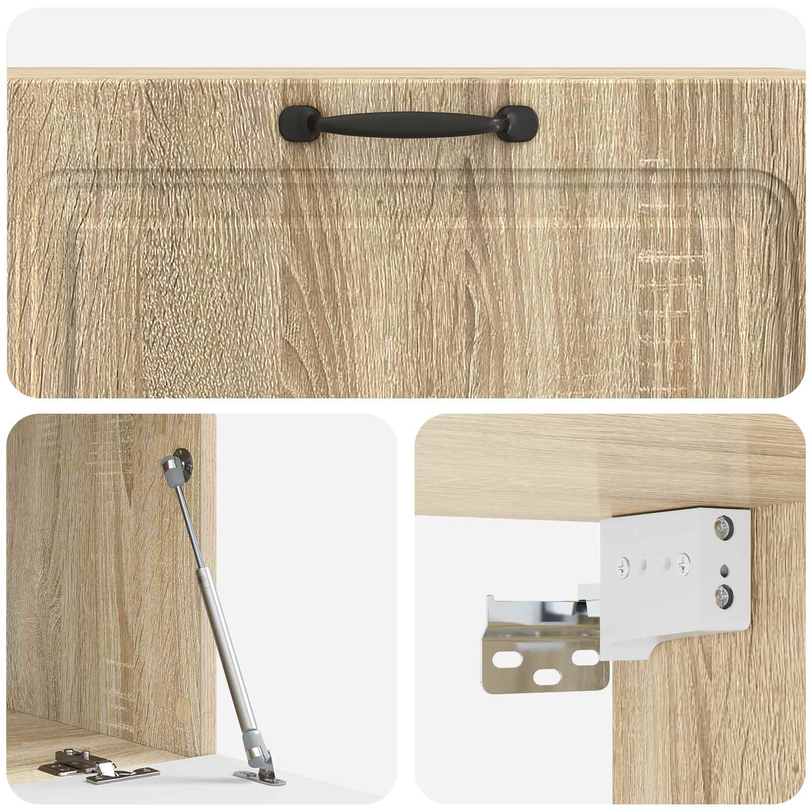 Mobile Porta TV da Muro Rovere Sonoma 98 x 41 x 30 cm