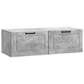 Mobile Porta TV da Muro Grigio Cemento 98 x 41 x 30 cm