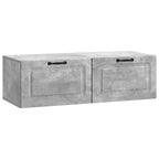 Mobile Porta TV da Muro Grigio Cemento 98 x 41 x 30 cm