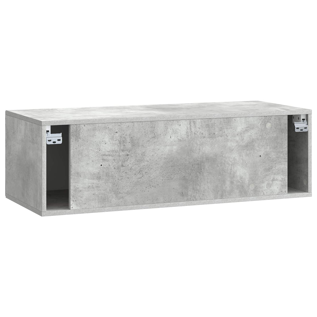 Mobile Porta TV da Muro Grigio Cemento 98 x 41 x 30 cm
