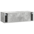 Mobile Porta TV da Muro Grigio Cemento 98 x 41 x 30 cm
