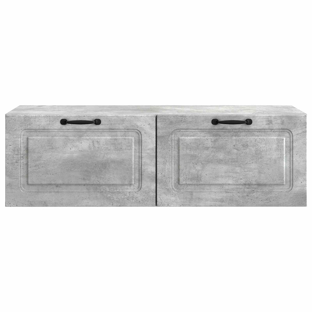 Mobile Porta TV da Muro Grigio Cemento 98 x 41 x 30 cm