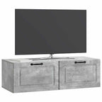 Mobile Porta TV da Muro Grigio Cemento 98 x 41 x 30 cm