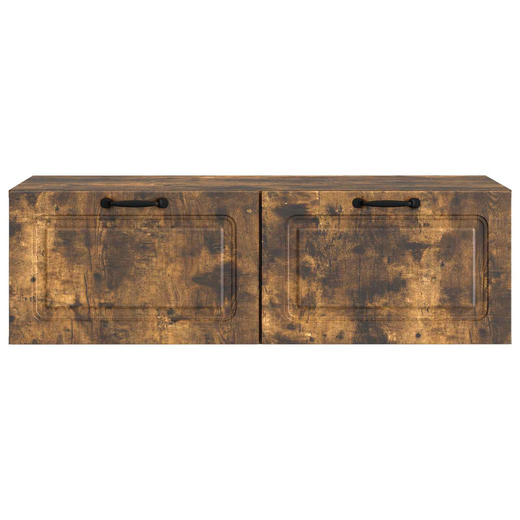 Mobile Porta TV da Muro Rovere Fumo 98 x 41 x 30 cm