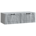 Mobile Porta TV da Muro Grigio Sonoma 98 x 41 x 30 cm