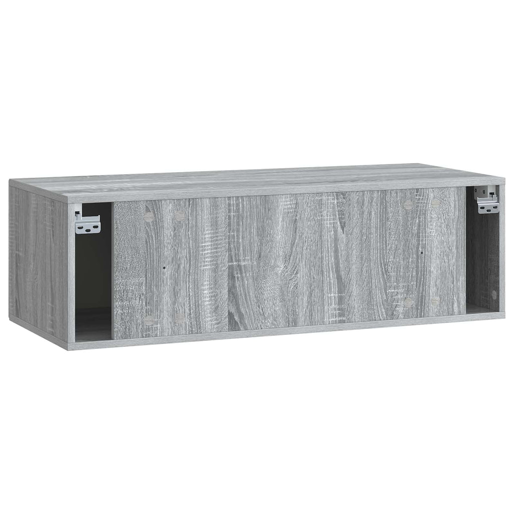 Mobile Porta TV da Muro Grigio Sonoma 98 x 41 x 30 cm