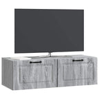 Mobile Porta TV da Muro Grigio Sonoma 98 x 41 x 30 cm