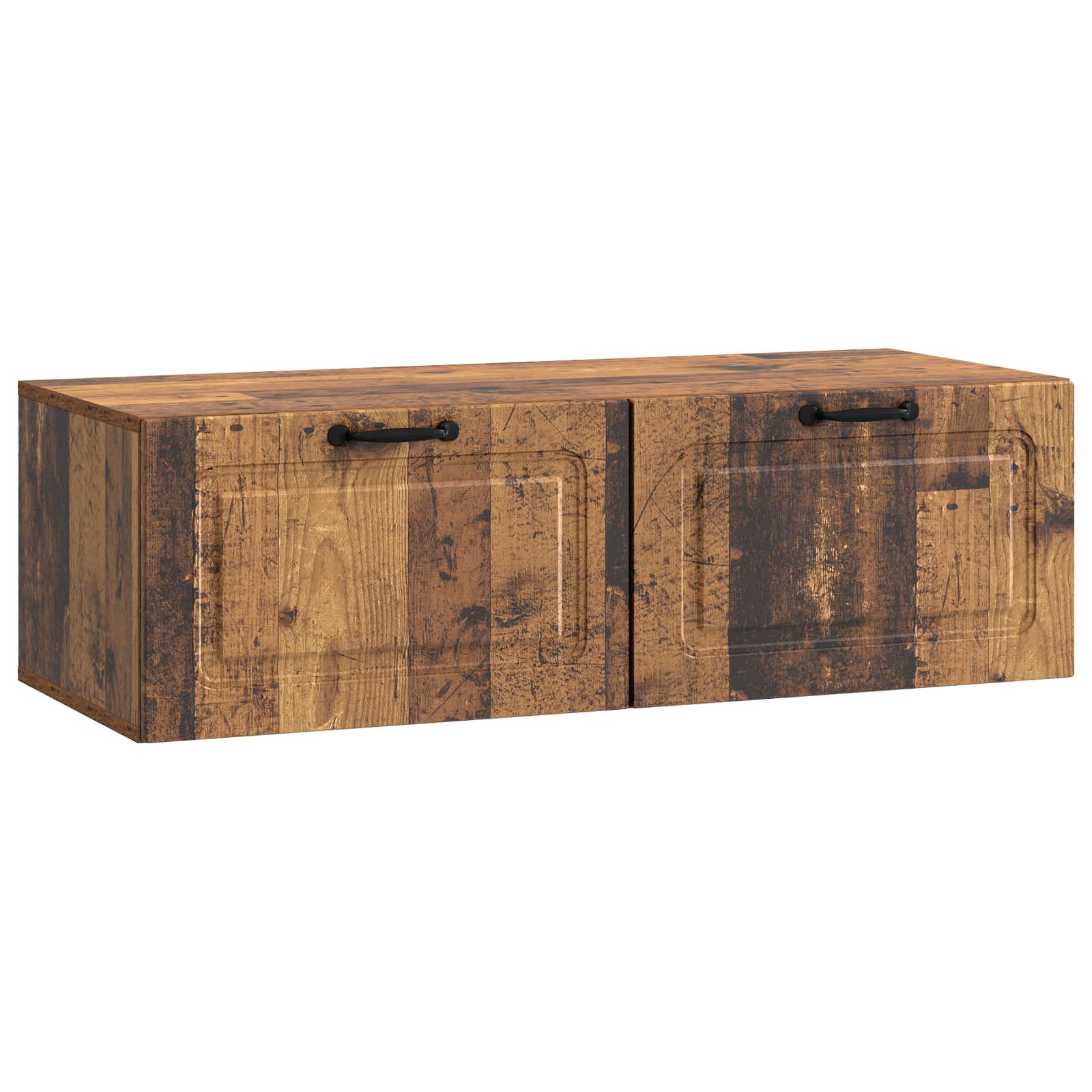 Mobile Porta TV da Muro Legno antico 98 x 41 x 30 cm