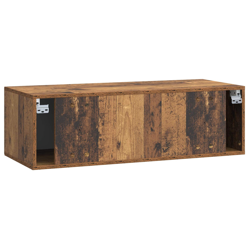 Mobile Porta TV da Muro Legno antico 98 x 41 x 30 cm
