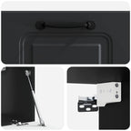 Mobile Porta TV da Muro Nero 59,5 x 31 x 30 cm