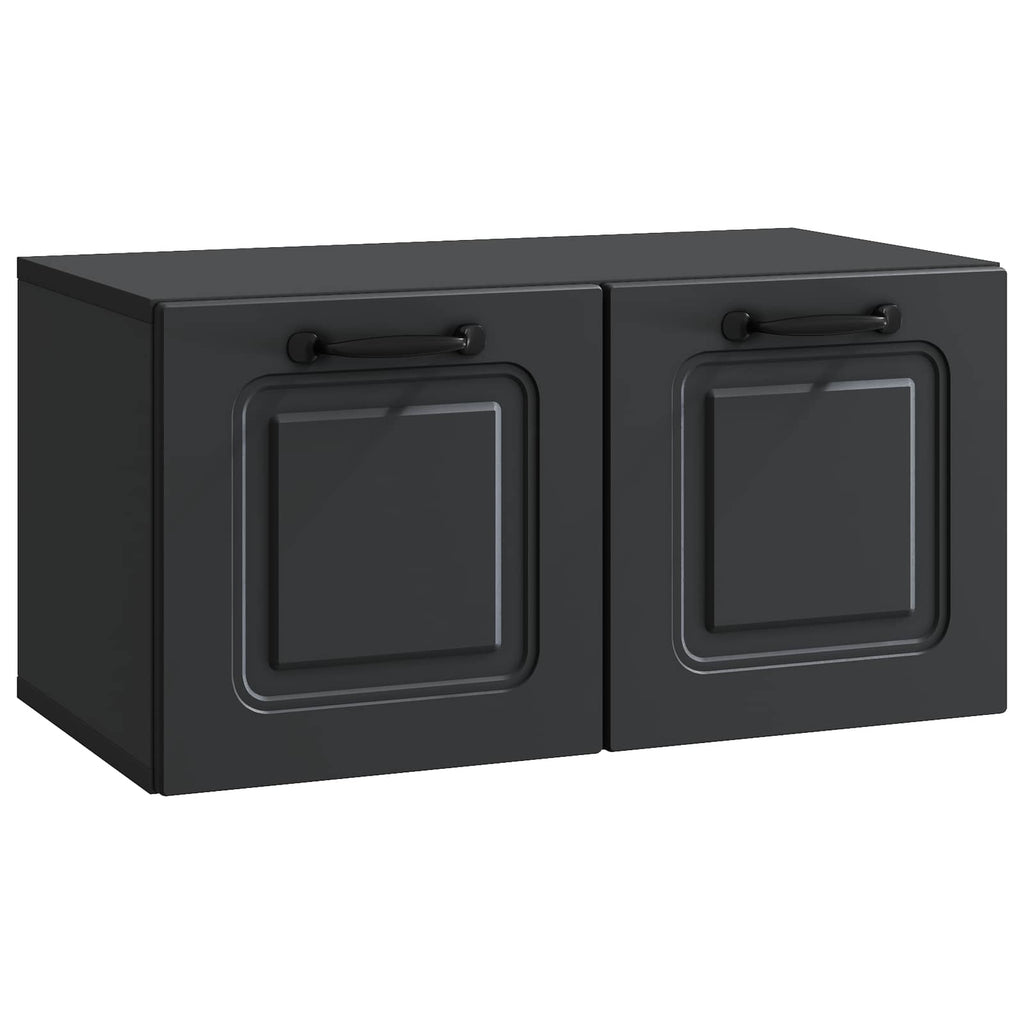 Mobile Porta TV da Muro Nero 59,5 x 31 x 30 cm