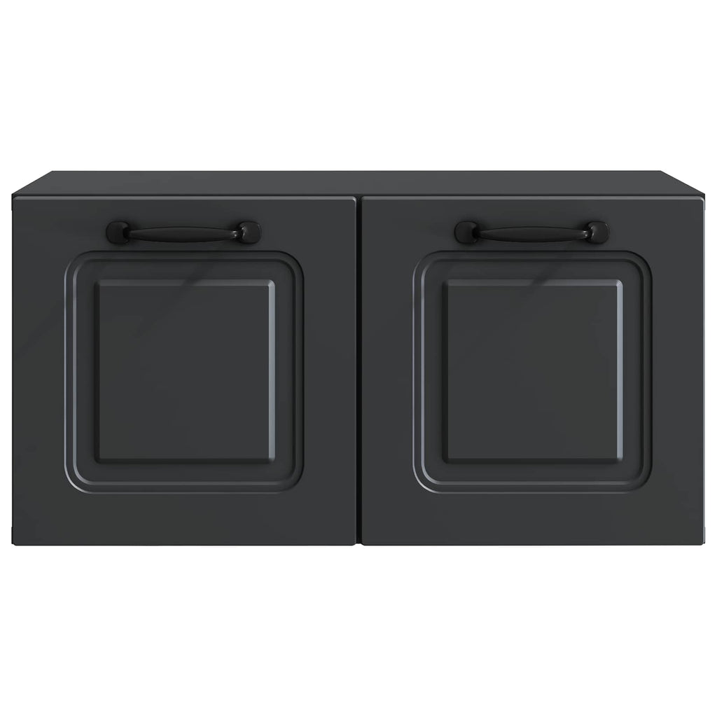 Mobile Porta TV da Muro Nero 59,5 x 31 x 30 cm