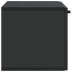 Mobile Porta TV da Muro Nero 59,5 x 31 x 30 cm