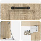Mobile Porta TV da Muro Rovere Sonoma 59,5 x 31 x 30 cm