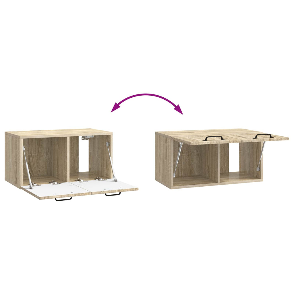 Mobile Porta TV da Muro Rovere Sonoma 59,5 x 31 x 30 cm