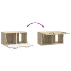 Mobile Porta TV da Muro Rovere Sonoma 59,5 x 31 x 30 cm