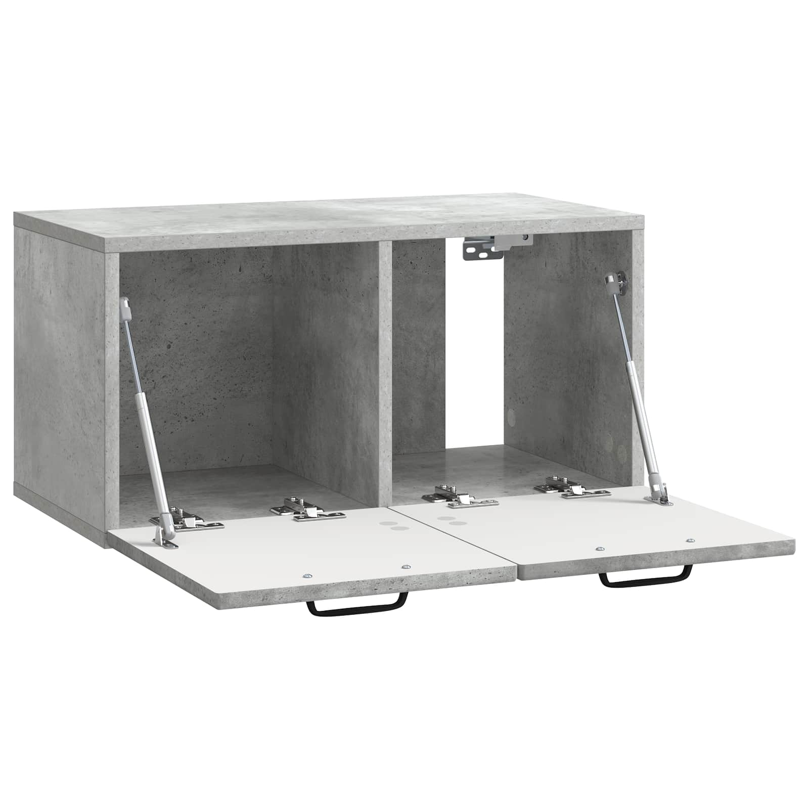 Mobile Porta TV da Muro Grigio Cemento 59,5 x 31 x 30 cm