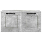 Mobile Porta TV da Muro Grigio Cemento 59,5 x 31 x 30 cm