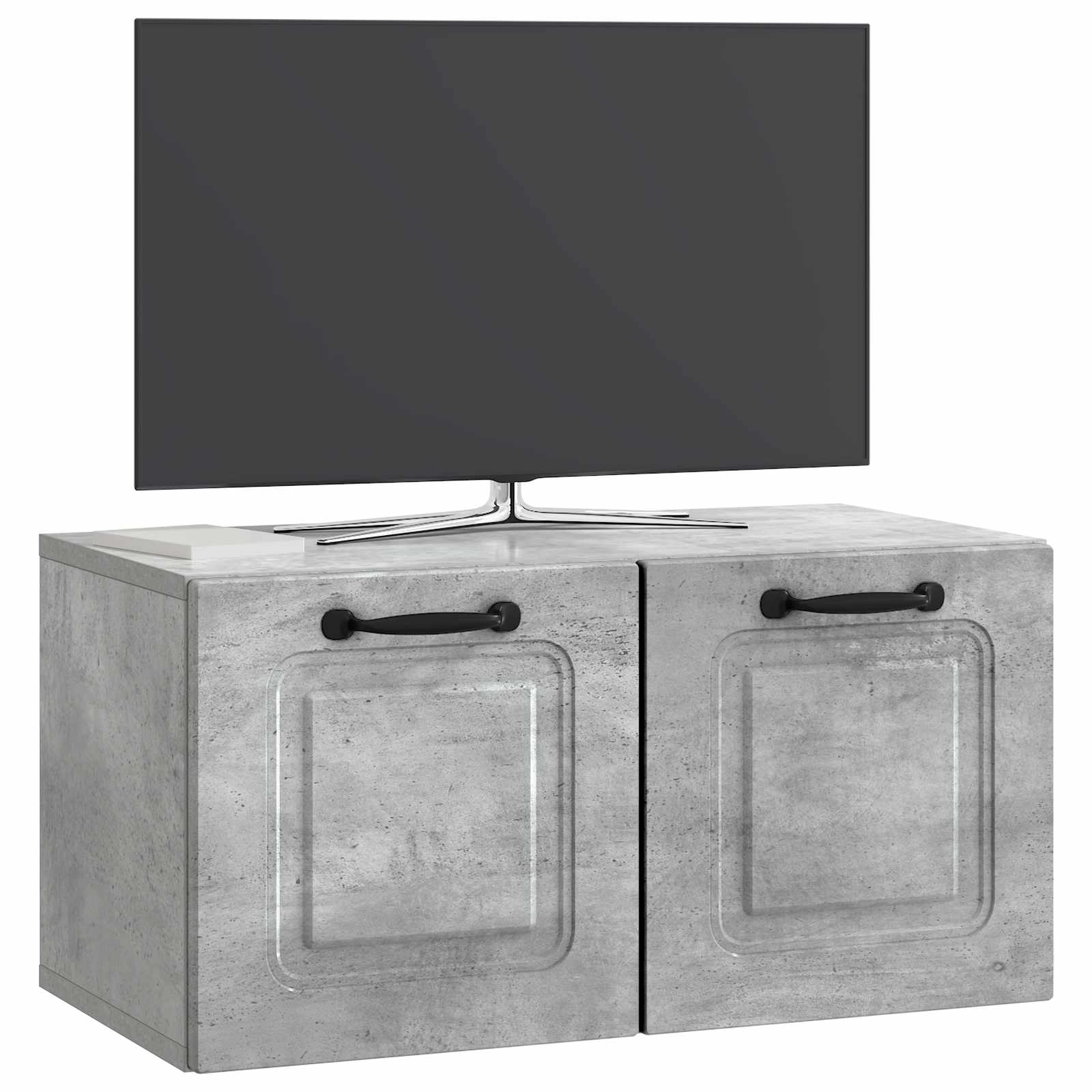 Mobile Porta TV da Muro Grigio Cemento 59,5 x 31 x 30 cm