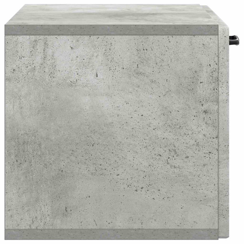 Mobile Porta TV da Muro Grigio Cemento 59,5 x 31 x 30 cm