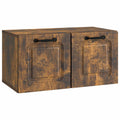 Mobile Porta TV da Muro Rovere Fumo 59,5 x 31 x 30 cm