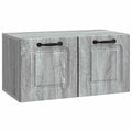 Mobile Porta TV da Muro Grigio Sonoma 59,5 x 31 x 30 cm