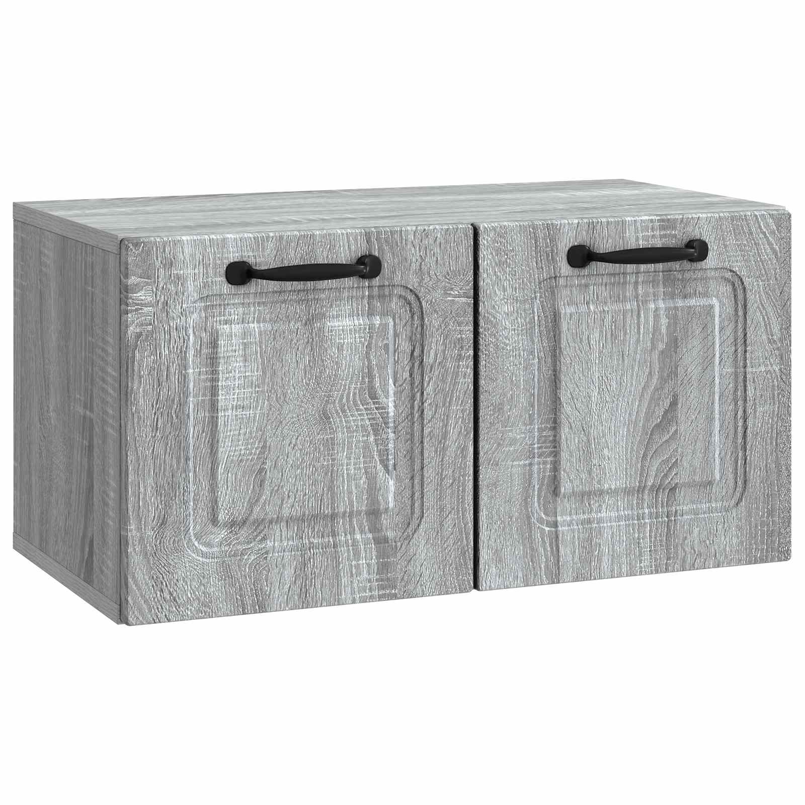 Mobile Porta TV da Muro Grigio Sonoma 59,5 x 31 x 30 cm