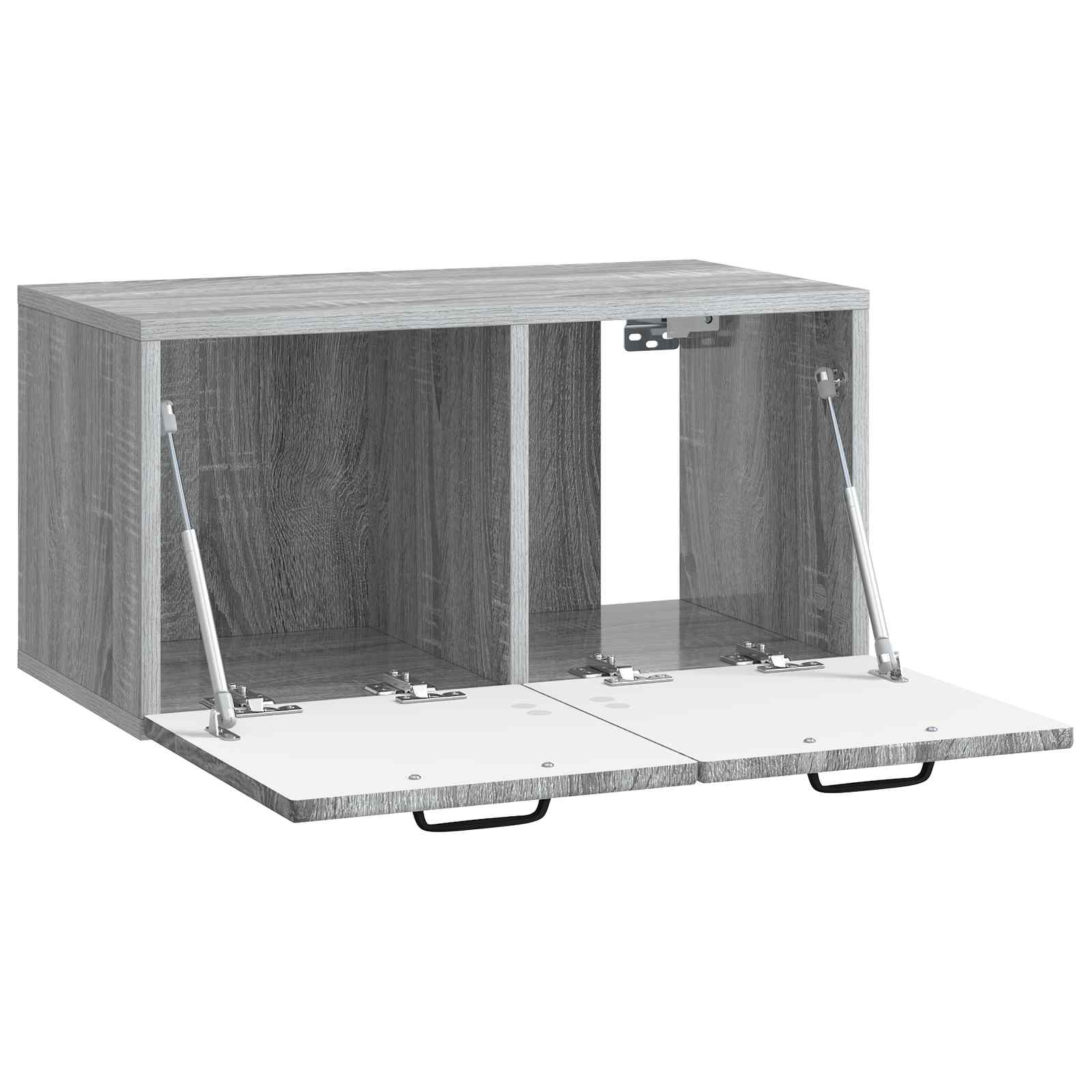Mobile Porta TV da Muro Grigio Sonoma 59,5 x 31 x 30 cm