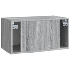 Mobile Porta TV da Muro Grigio Sonoma 59,5 x 31 x 30 cm