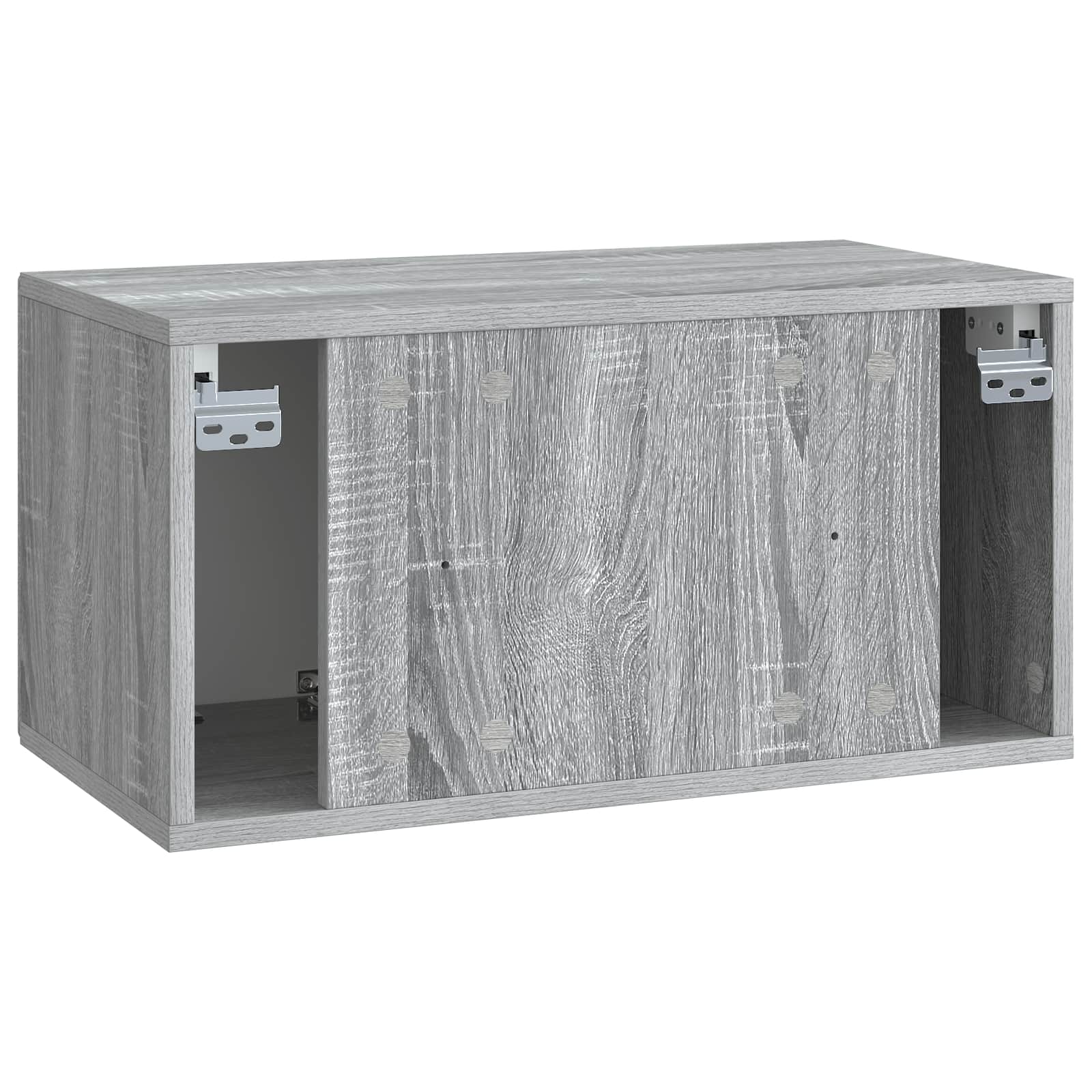 Mobile Porta TV da Muro Grigio Sonoma 59,5 x 31 x 30 cm