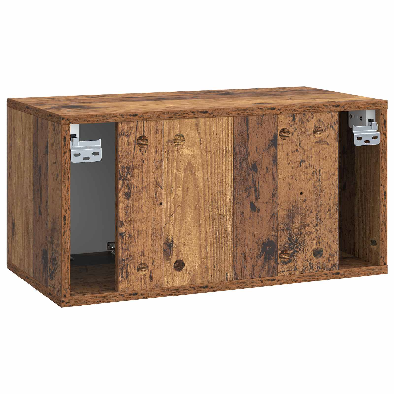 Mobile Porta TV da Muro Legno antico 59,5 x 31 x 30 cm