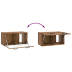 Mobile Porta TV da Muro Legno antico 59,5 x 31 x 30 cm