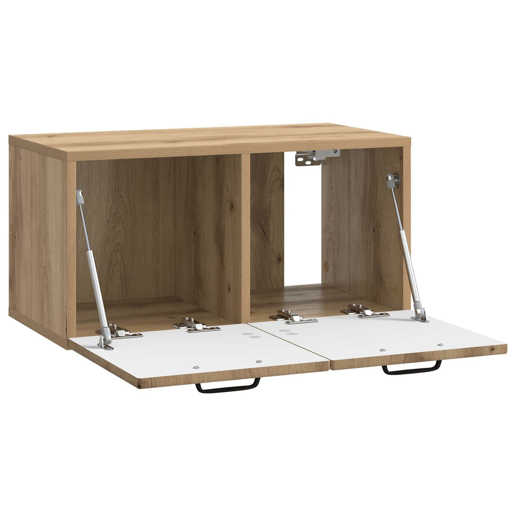 Mobile Porta TV da Muro Rovere Artigianale 59,5 x 31 x 30 cm