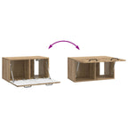 Mobile Porta TV da Muro Rovere Artigianale 59,5 x 31 x 30 cm