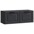 Mobile Porta TV da Muro Nero 78,5 x 31 x 30 cm